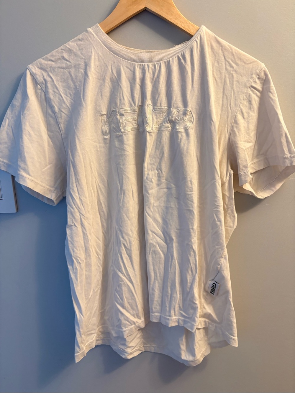 White Men’s Kenzo Logo T-Shirt